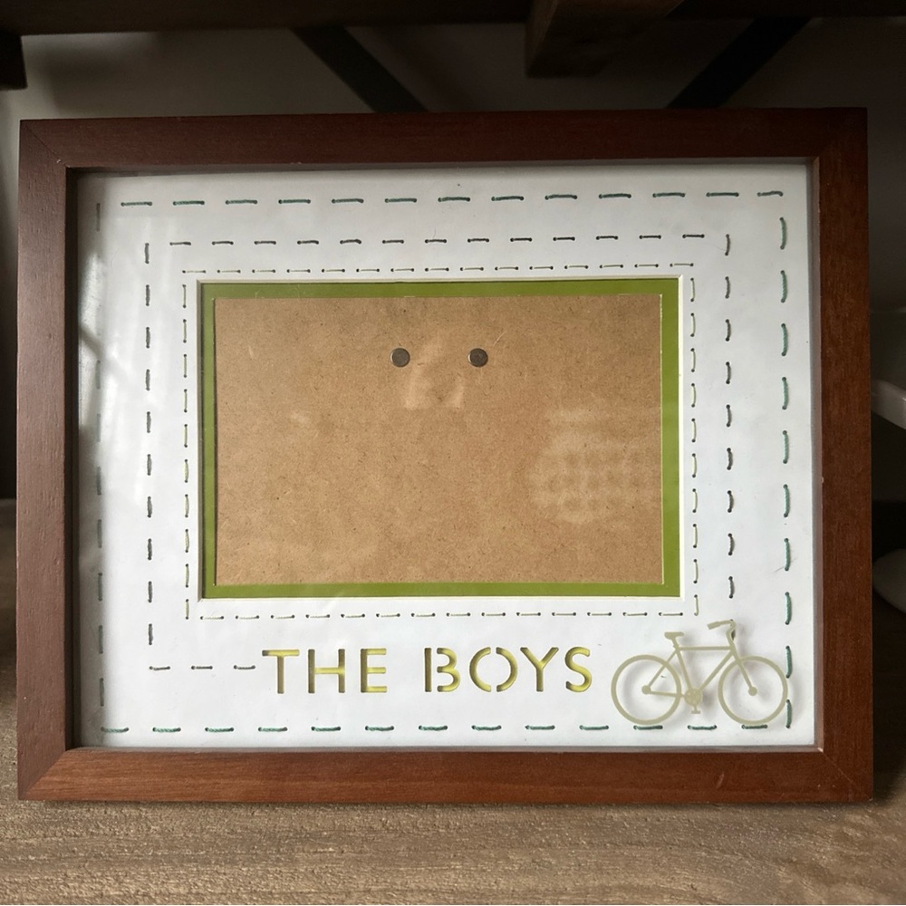 Wooden Frame for brothers boy room decor